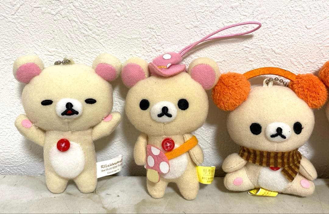 d*9様 激レア！当時物 平成レトロ コリラックマ　ぬいぐるみマスコットキーチェ