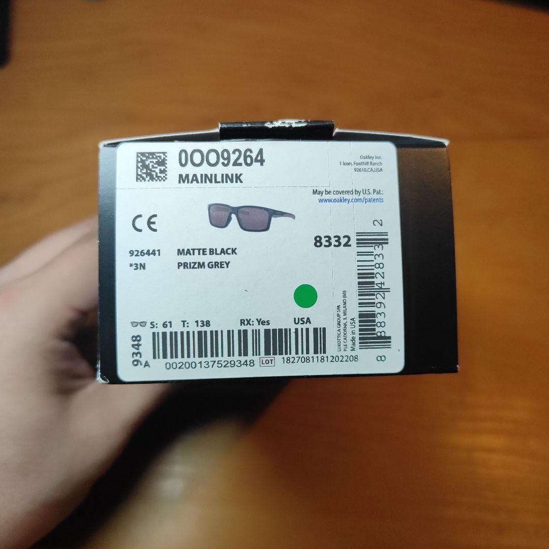 Oakley MAINLINK ブラック PRIZMレンズ