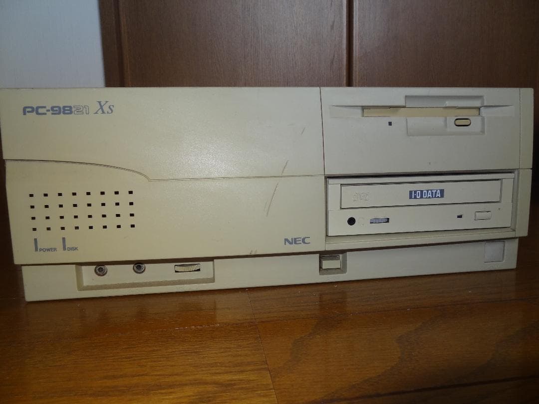 NEC PC-9821Xs/U7w・CRTモニタ・外付5\"FDD付
