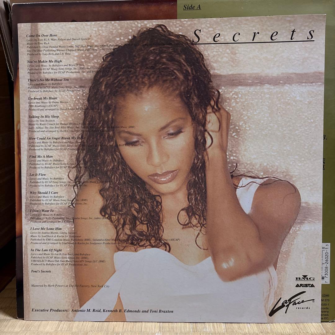 Toni Braxton \"Secrets\" 1996EUオリジナル