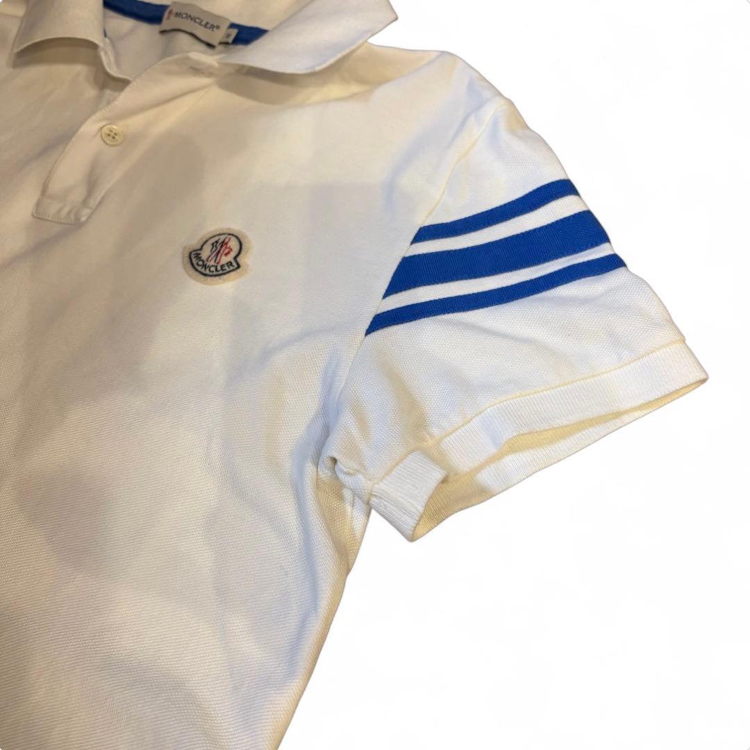 【美品】MONCLER モンクレール ポロシャツ ワンポイントロゴ S