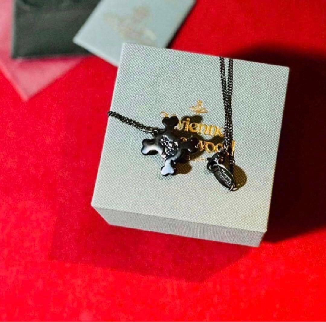 激レア✴︎美品✴︎超希少✴︎ヴィヴィアンウエストウッド✴︎スカル＆クロスボーンネックレス