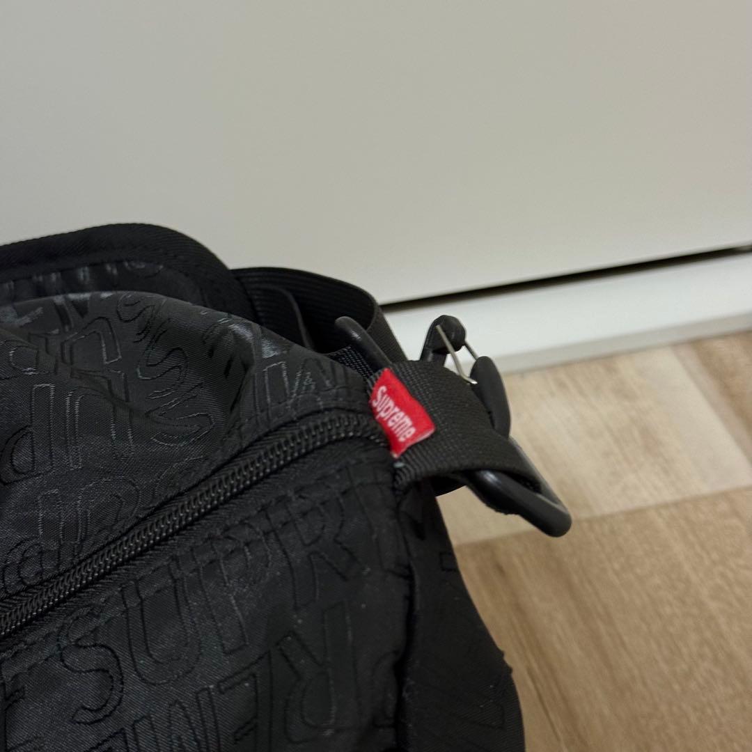 Supreme 19ss ブラック ボストンバッグ