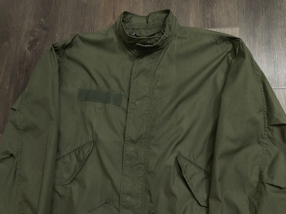 激レア 美品 米軍 実物 黒ジップ M-65 フィッシュテールパーカー M