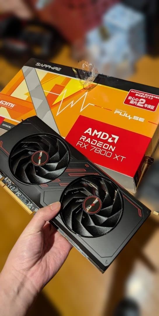 【美品】SAPPHIRE PULSE Radeon RX7800XT 16GB