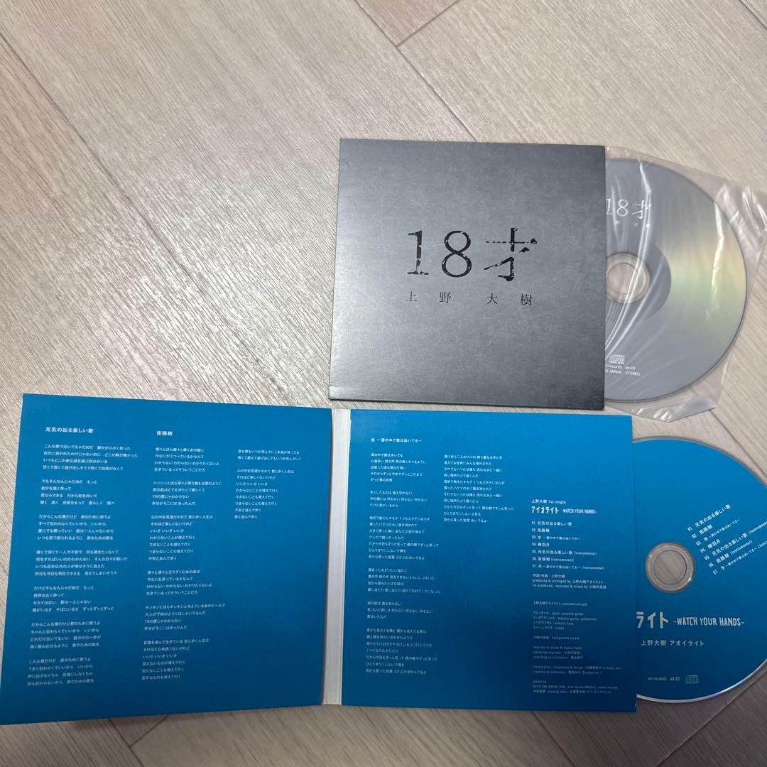 上野大樹　CD 2点セット　アイオライト　18才