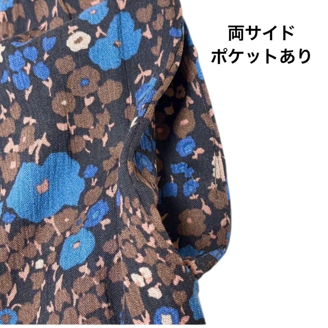 【新品】ニコアンド　エスカルゴマキシフラワーロングスカート　レディース　L 花柄