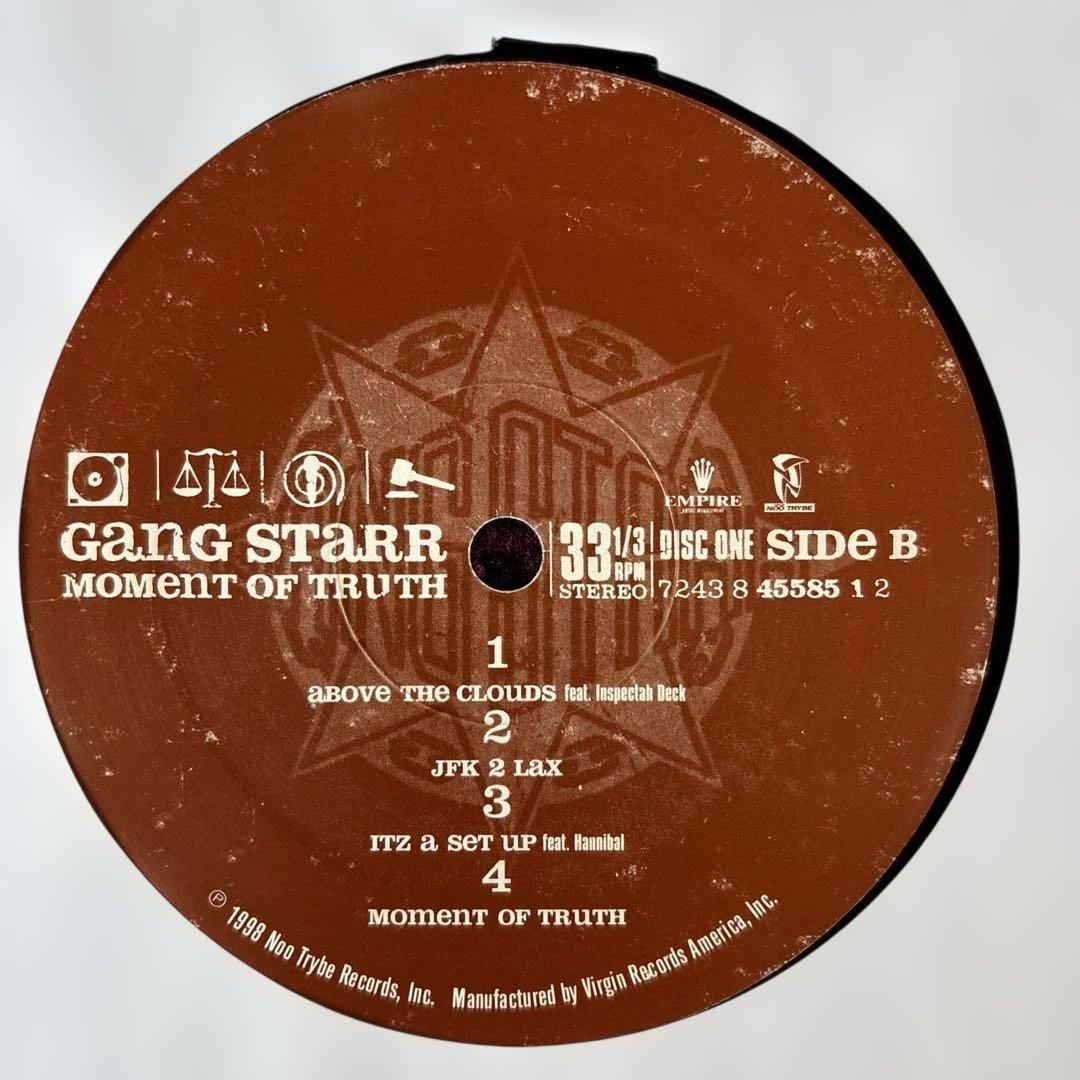 洋楽 GANG STARR MOMENT OF TRUTH 3LP