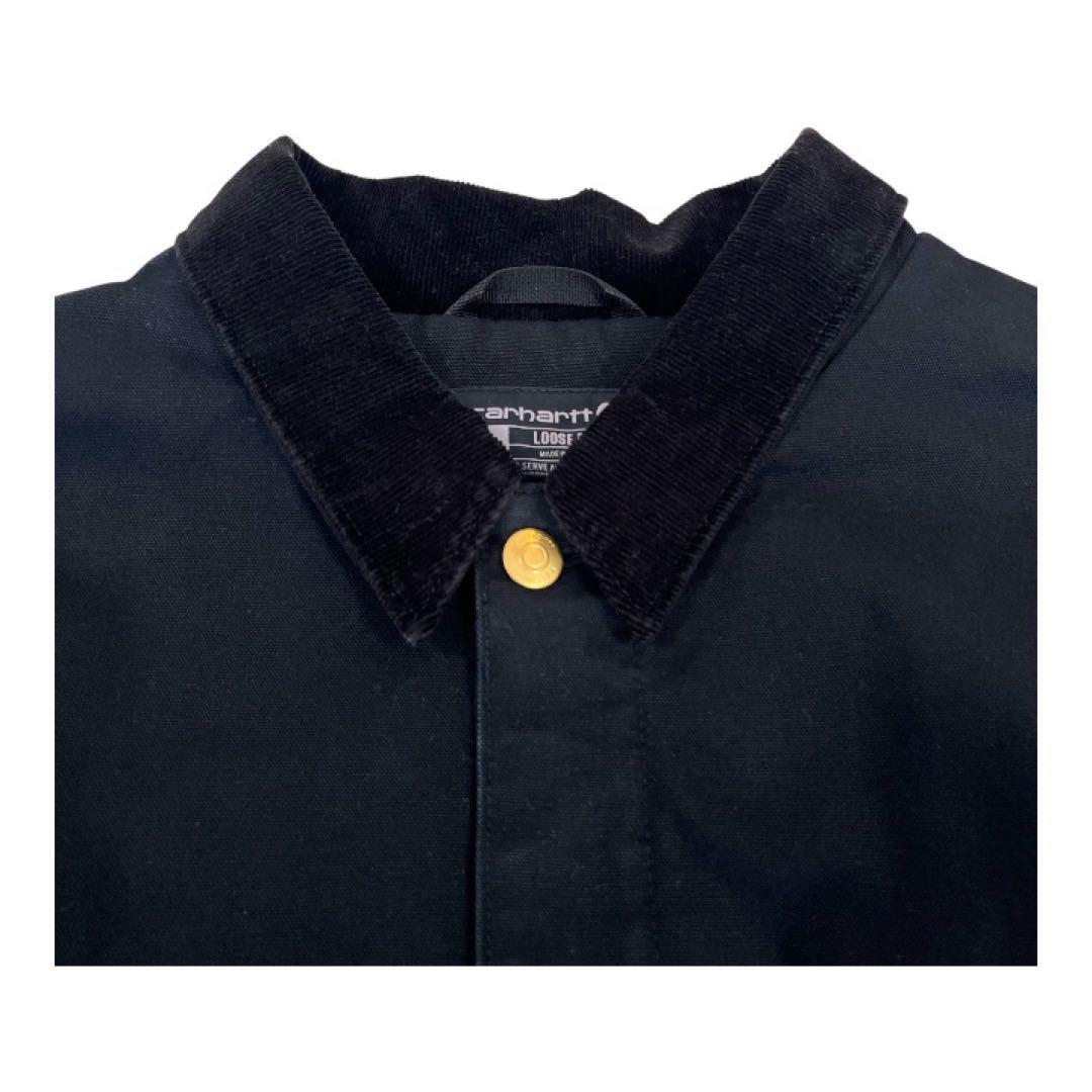 Carhartt C01 チョアコート ブラック ダック ルーズフィット XL