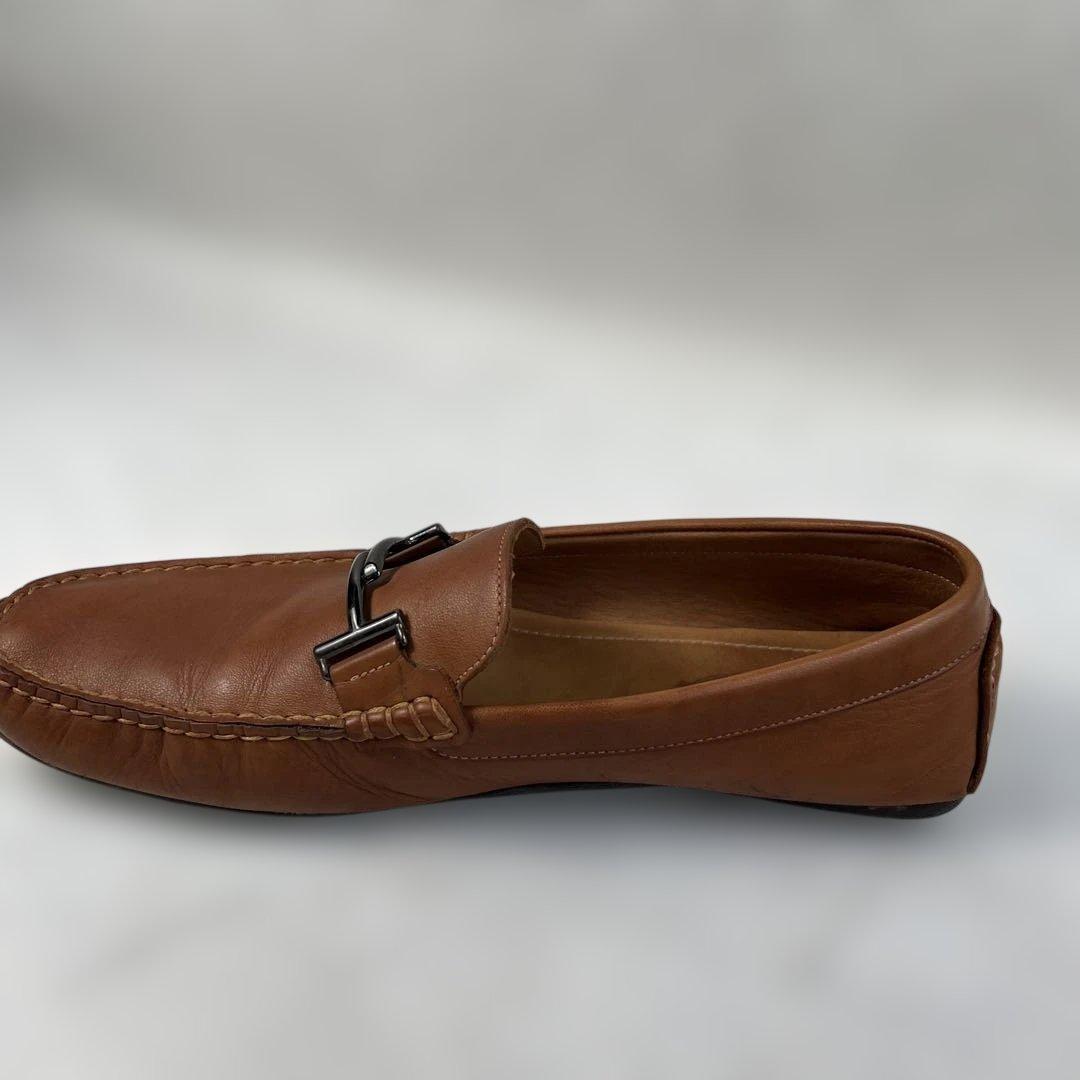 TOD’S トッズ ビットローファー ドライビング 27.5-28cm 茶 良品