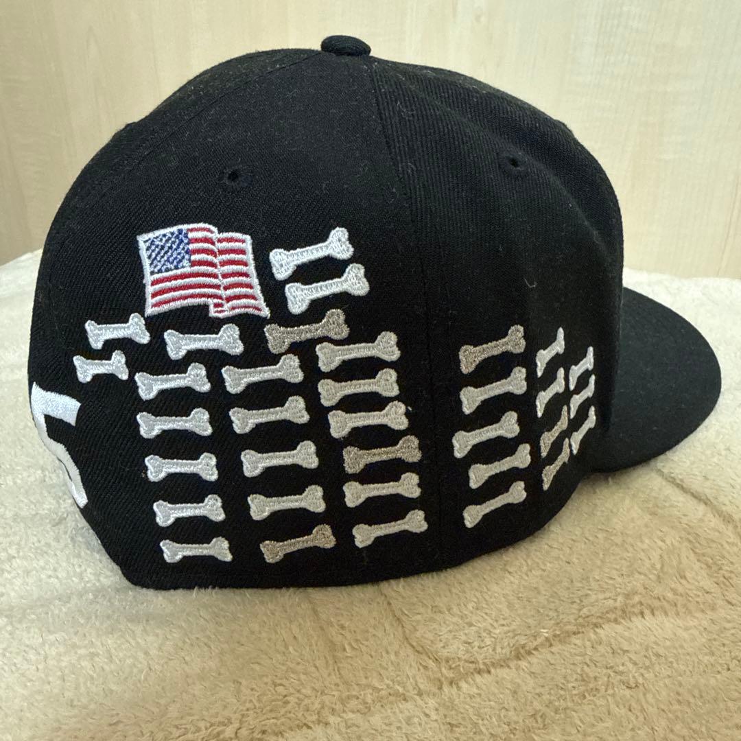 は*る様 Supreme × NEWERA bones box logo cap