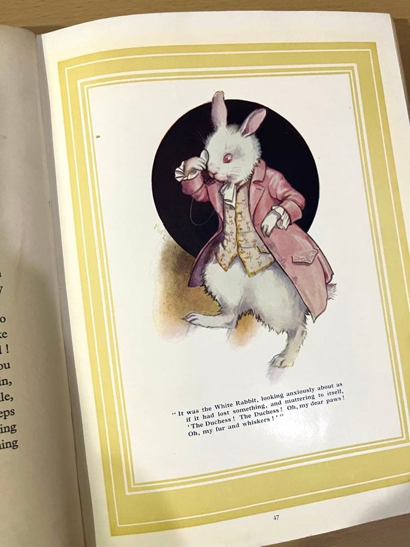 No.452アンティーク 洋書 古書 不思議の国のアリス マーガレット•タラント