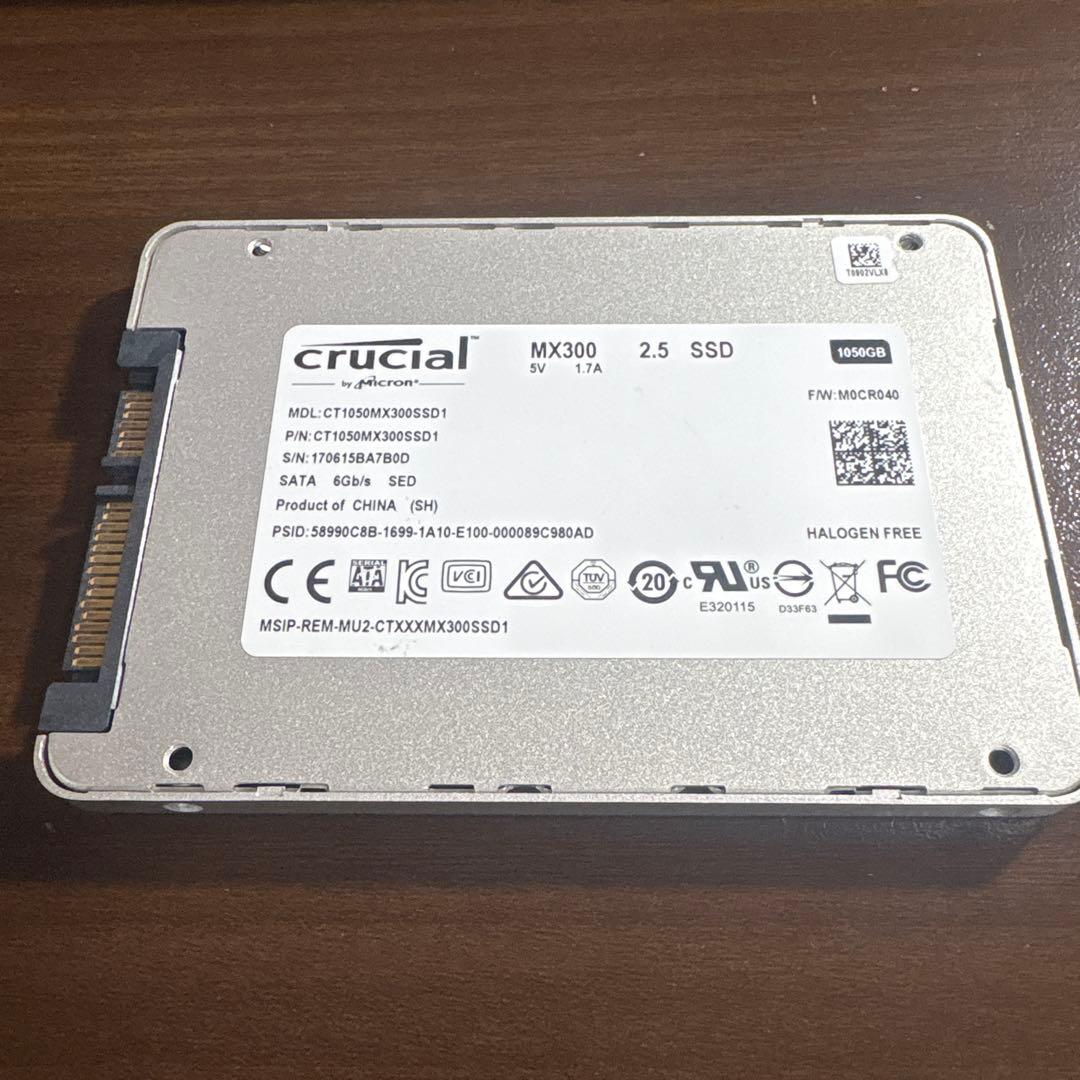 Crucial クルーシャル 内蔵SSD 2.5インチ MX300 1TB