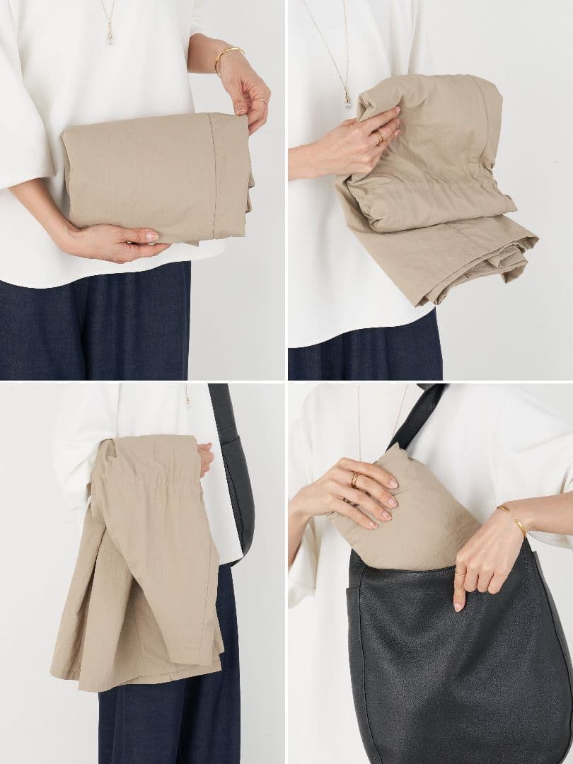 【新品タグ付き】ビアズリー　バルーン袖フレアーコート　ベージュ