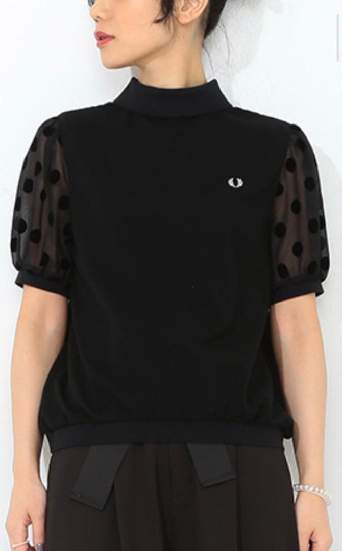 FRED PERRY DESIGNED BY MEG / ポロシャツ　ブラック