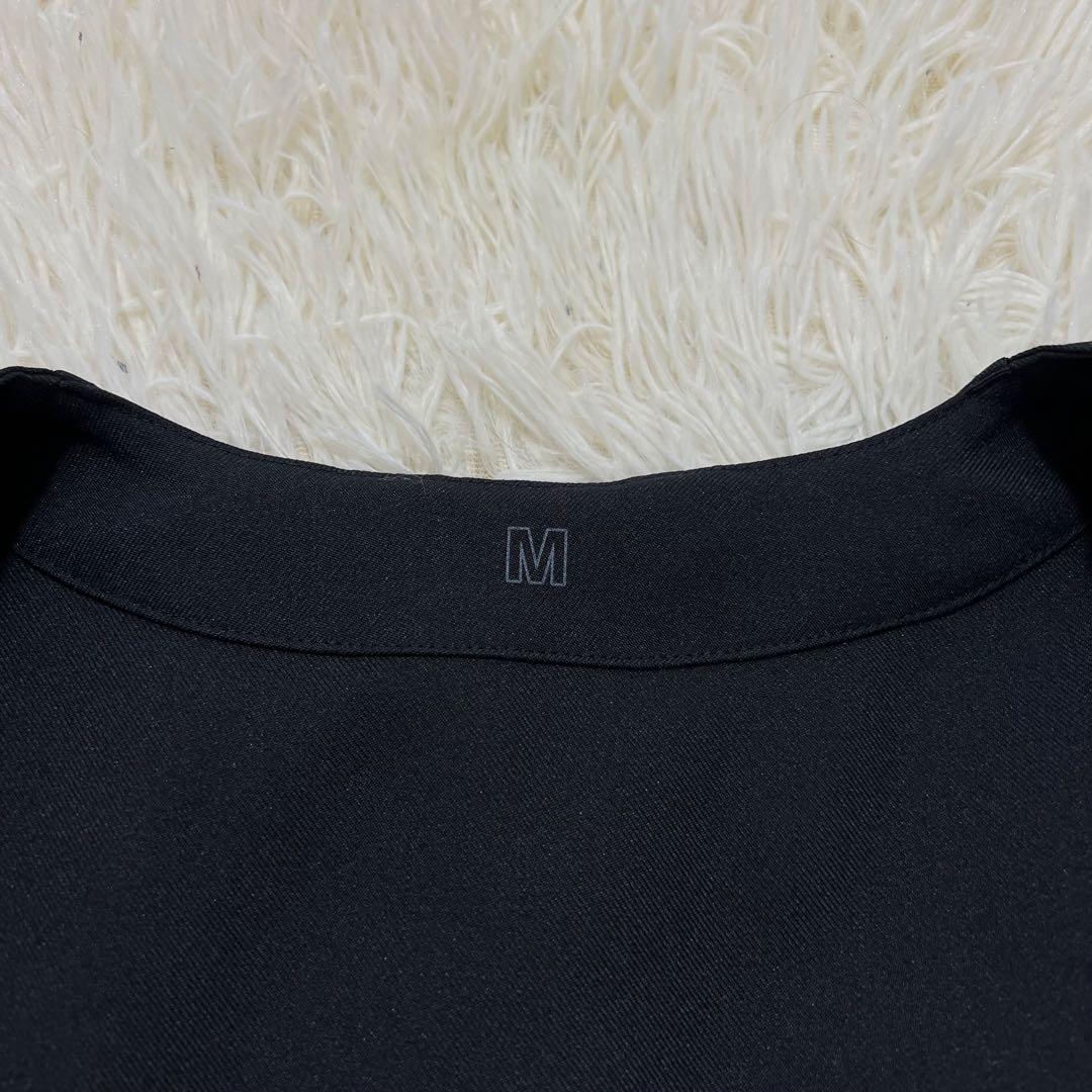 【美品】MUJI Labo 汚れが落ちやすいノーカラージャケット　無印　M 黒