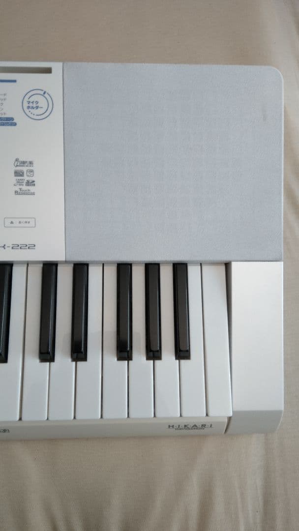 CASIO 光ナビゲーション キーボード 61鍵盤 LK-222