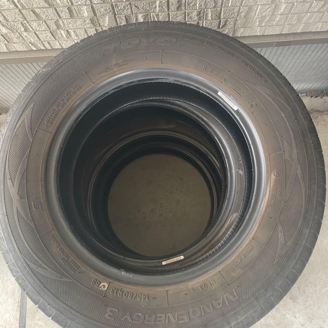 TOYO ノーマルタイヤ145/80R13 23年製 4本　送料込み