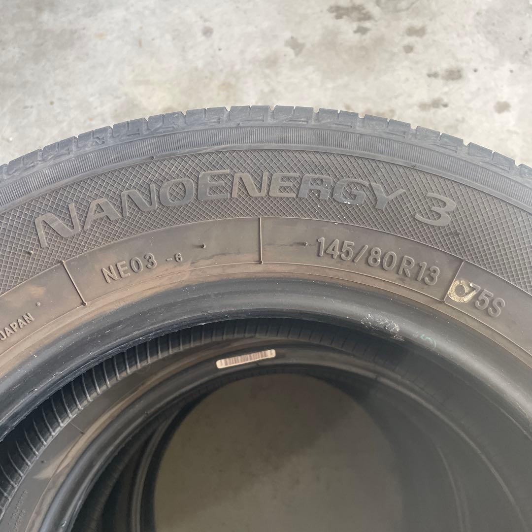TOYO ノーマルタイヤ145/80R13 23年製 4本　送料込み