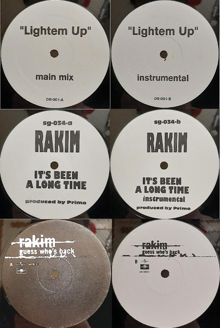 Rakim(ラキム) レコード5枚セット LP2枚 シングル3枚 まとめ