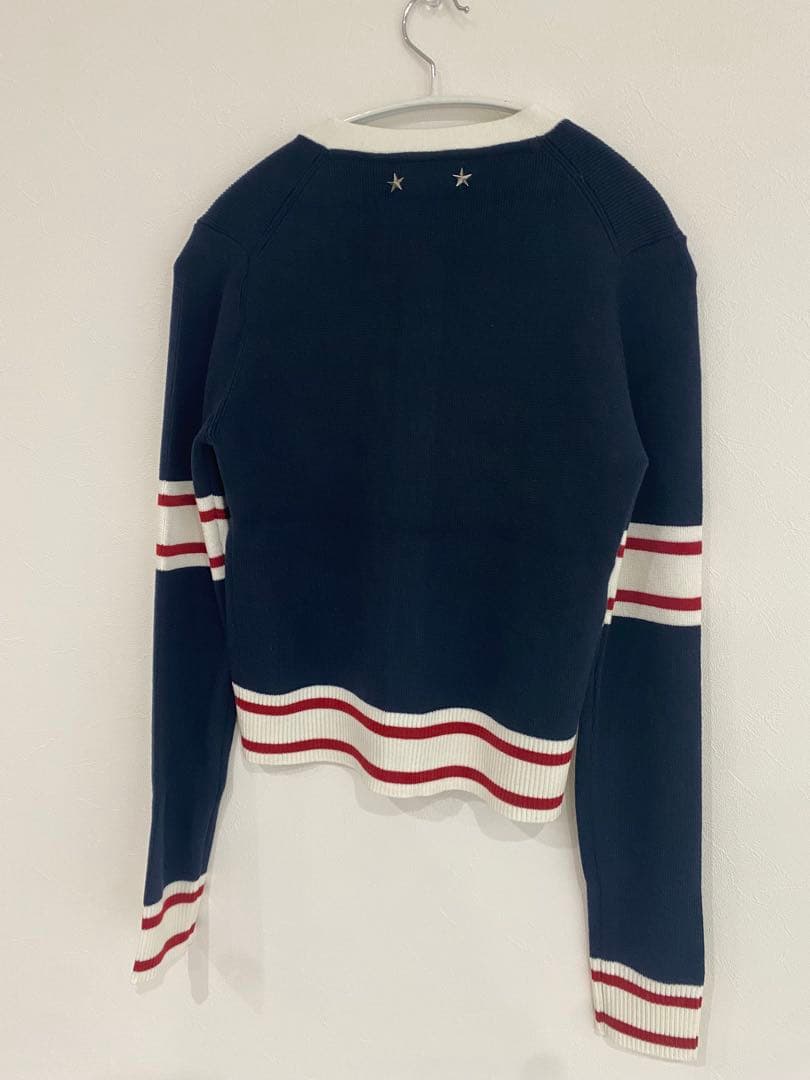 即日発送❣️ Bibiy. B. CLUB TIE CARDIGAN ネイビー