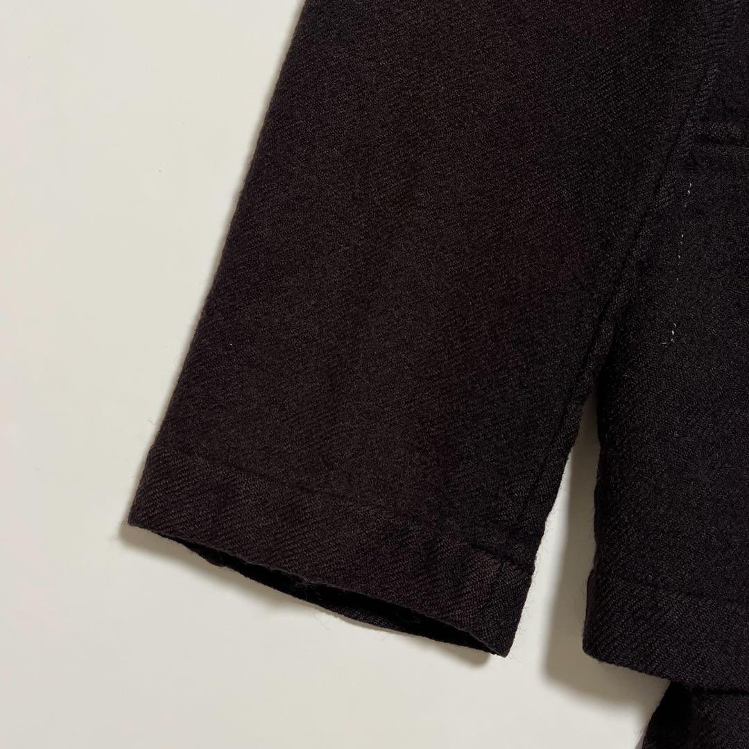COMME des GARÇONS SHIRT ウール縮絨ジャケット ブラウン