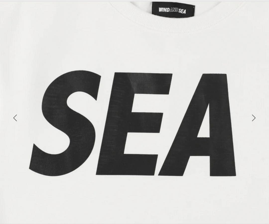 WIND AND SEA ホワイト Tシャツ WDS-SIG S/S Tee