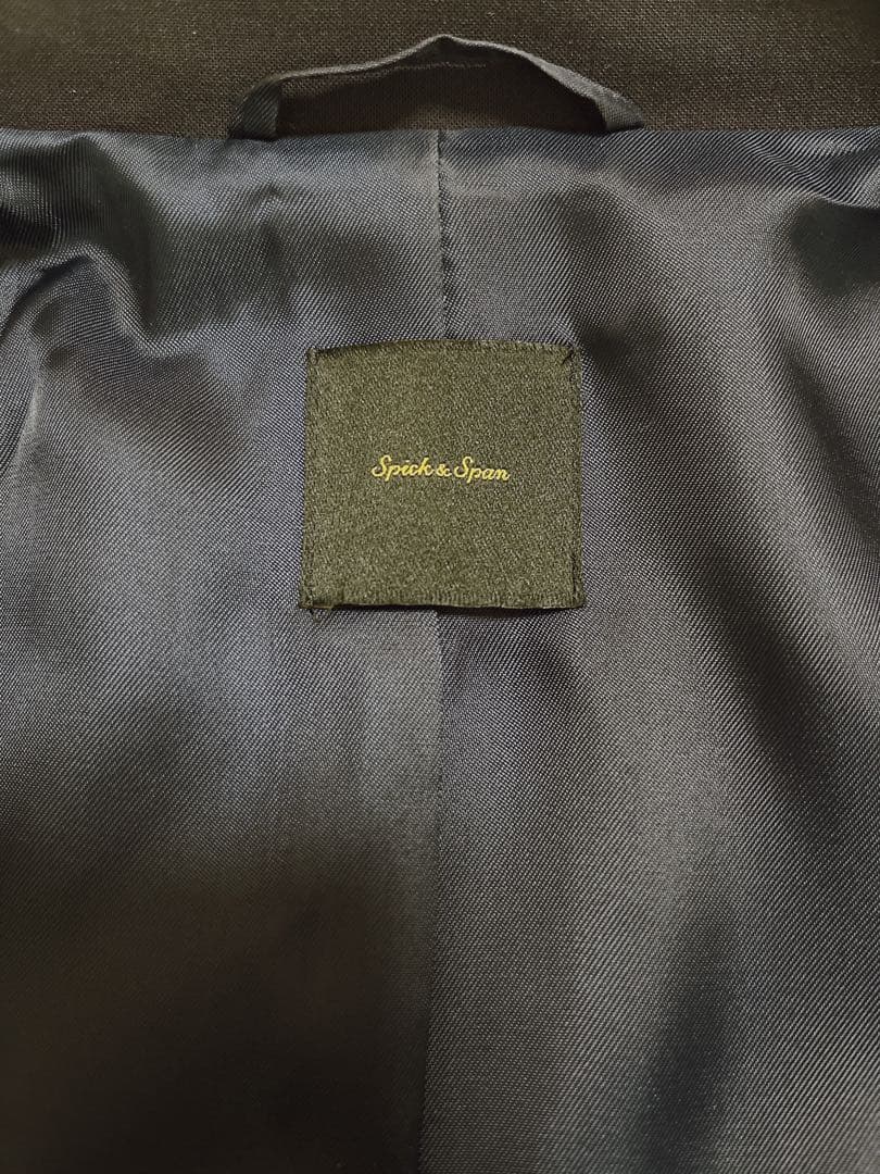 Spick and Span プレーンウィーブダブルブレストジャケット