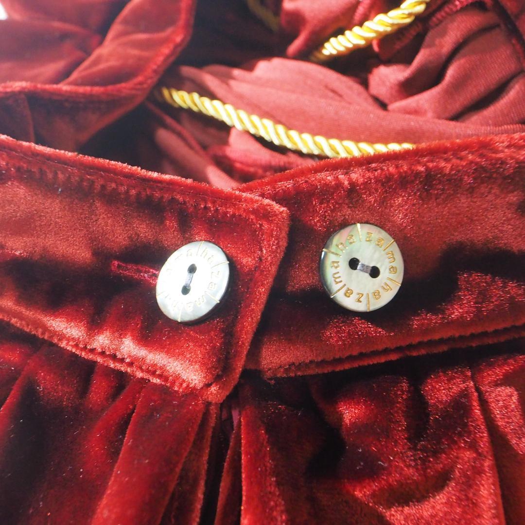 定価71,500円 未使用 ハザマ hazama 幕開けのベルベット スカート