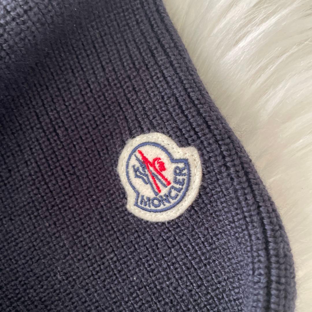 Moncler ネイビージップアップカーディガン