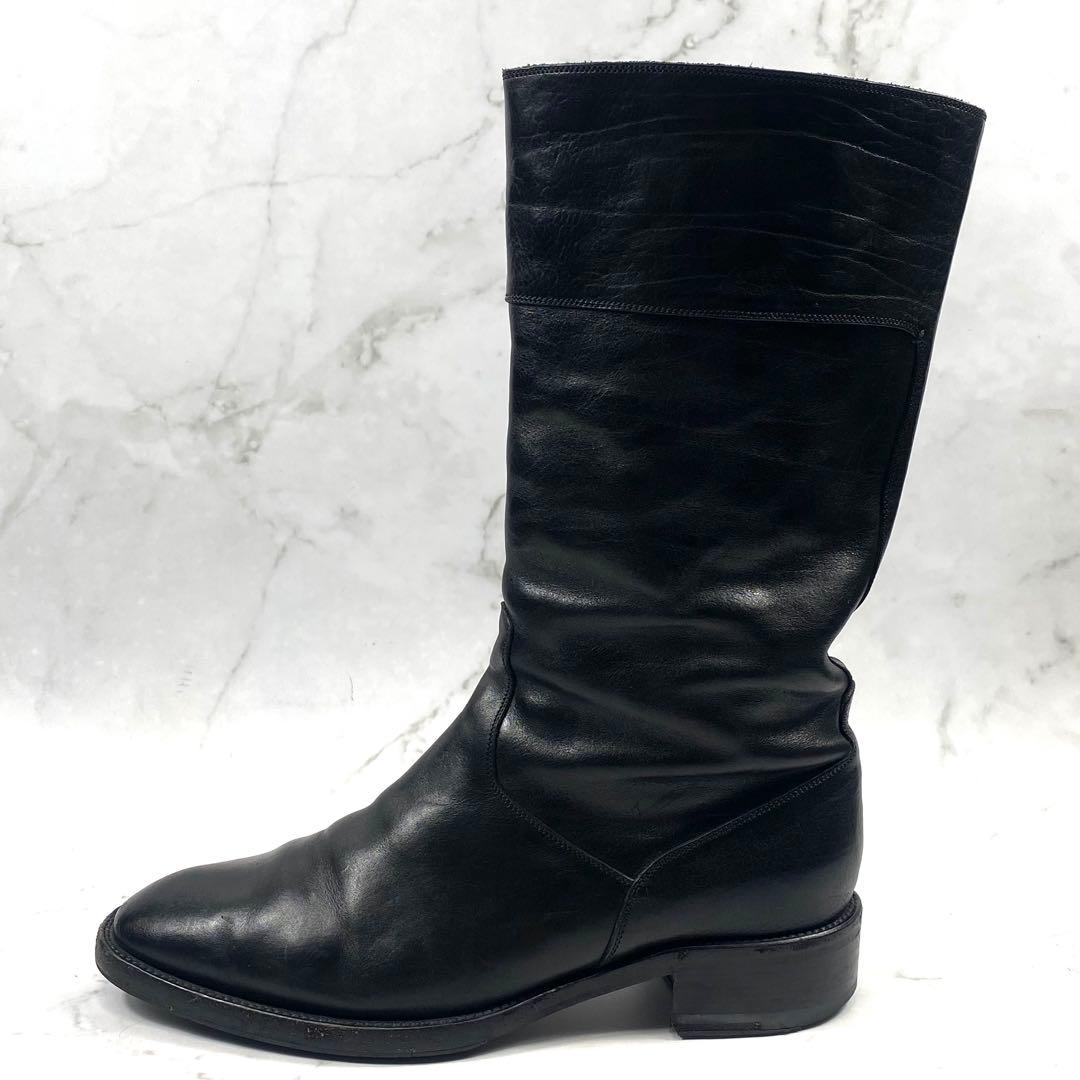 【人気】SARTORE ジョッキーブーツ ミドルブーツ レザー イタリア製 38