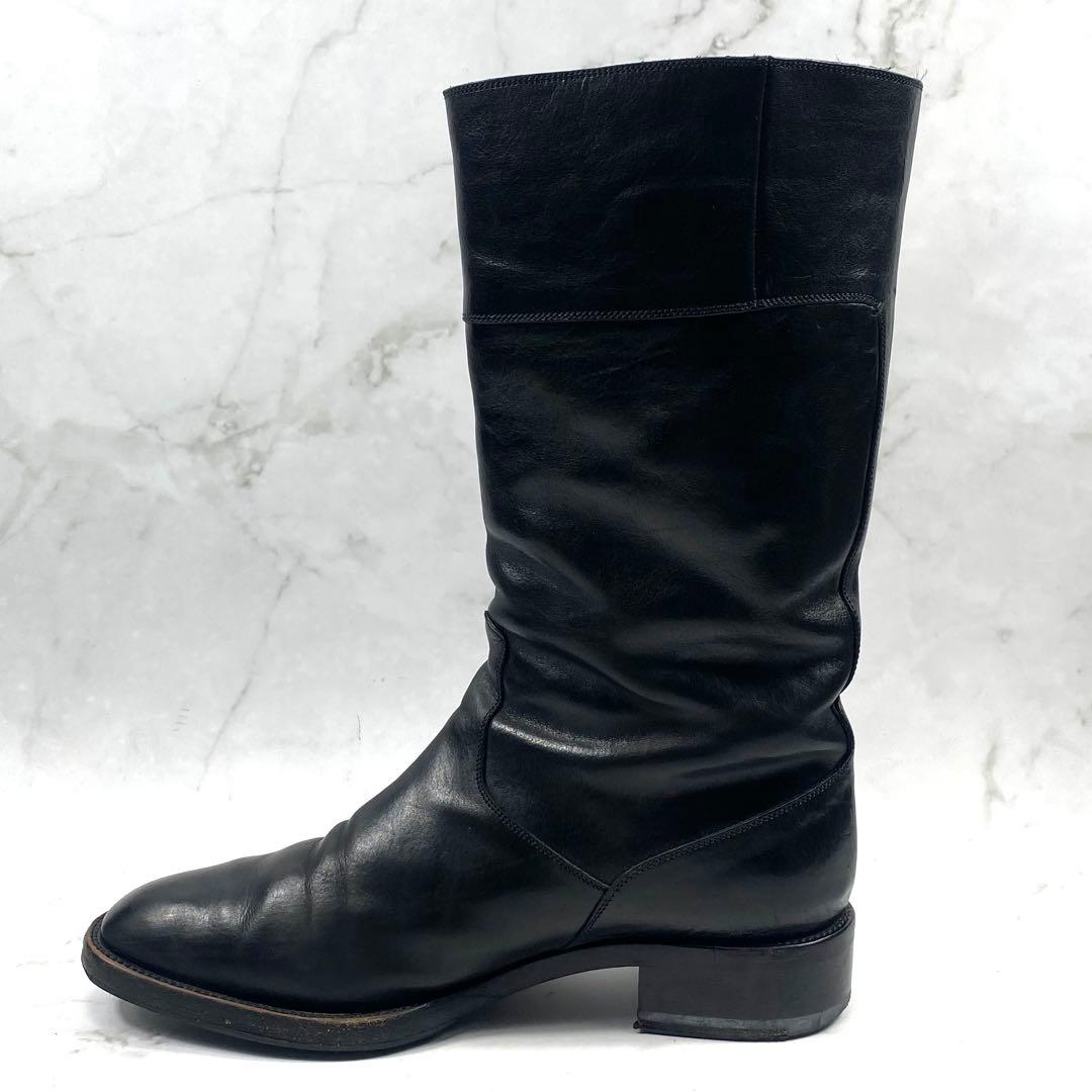 【人気】SARTORE ジョッキーブーツ ミドルブーツ レザー イタリア製 38