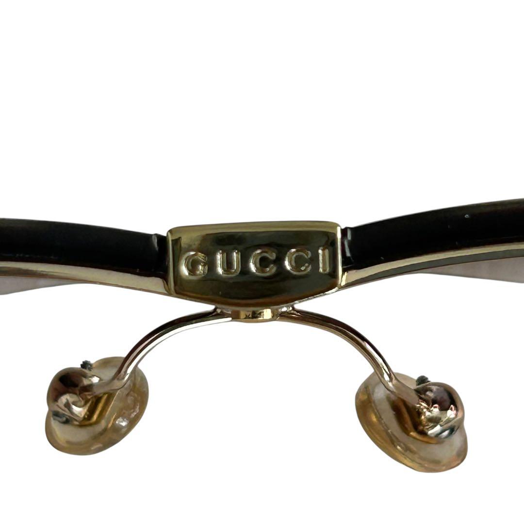 小物 GUCCI horsebit rimless sunglasses y2k