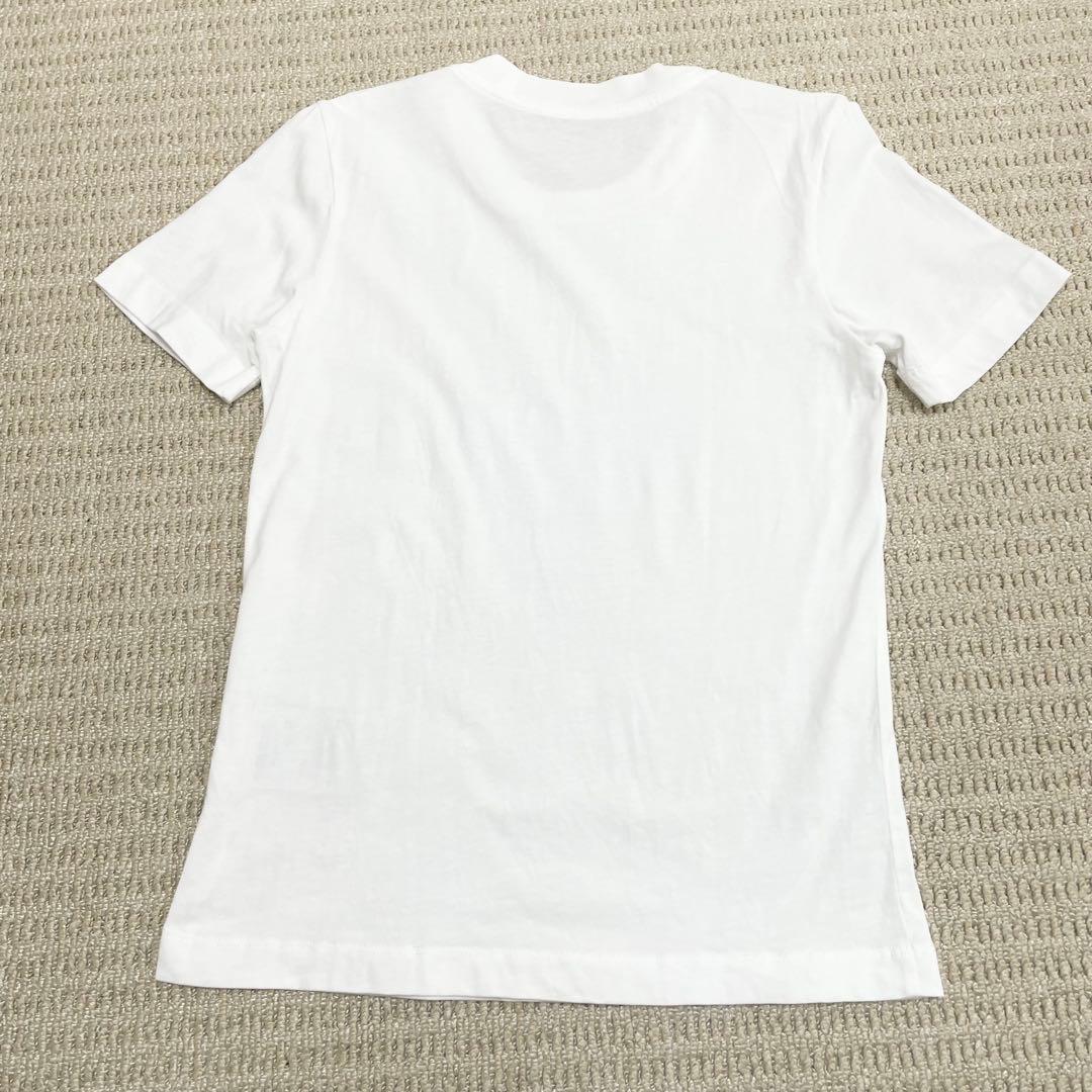 モンクレール 半袖 Tシャツ ラインストーン ロゴ 白