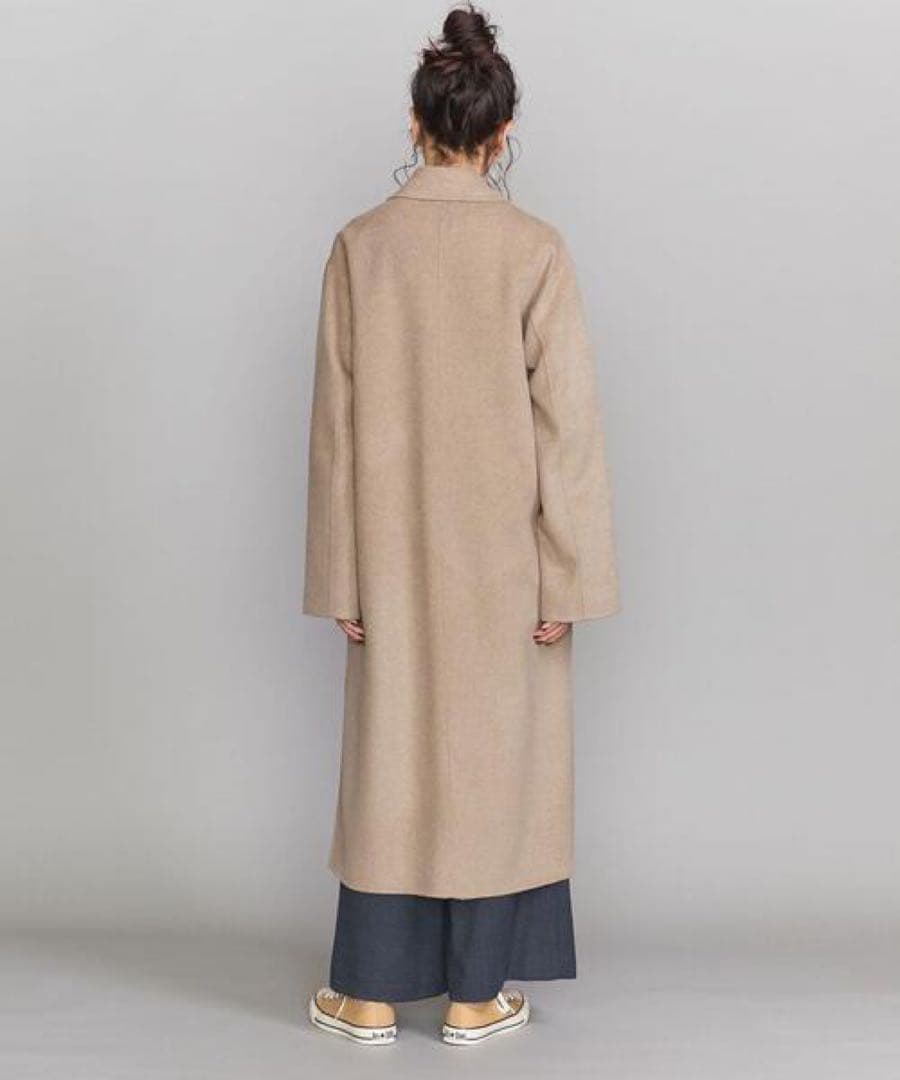 美品 BEAUTY&YOUTH ビーバーリバーテーラードコート