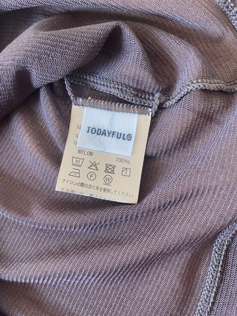 TODAYFUL Soft Mesh T-shirts チョコ