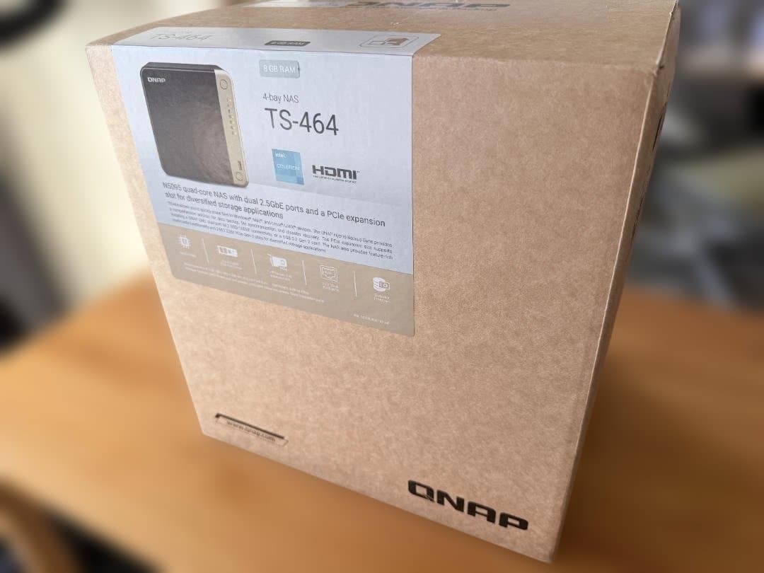 QNAP NAS 4ベイ TS-464-8G /AZ