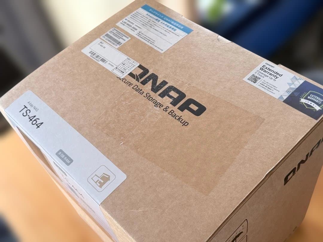 QNAP NAS 4ベイ TS-464-8G /AZ