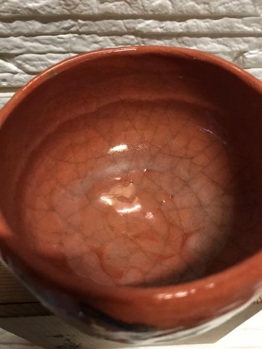 共箱 茶道具　鶴絵茶碗　和楽造　古美術　アンティーク品