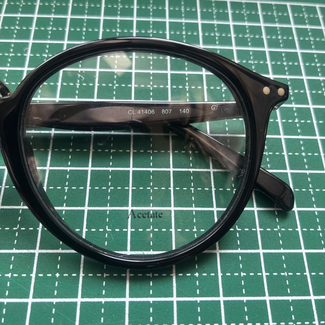 新品！国内正規品 セリーヌ オーバル ブラックアセテート