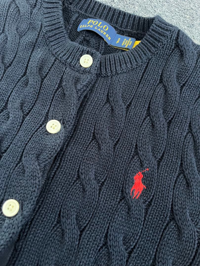 m様♡専用　POLO Ralph Lauren 半袖ニットケーブルカーディガン