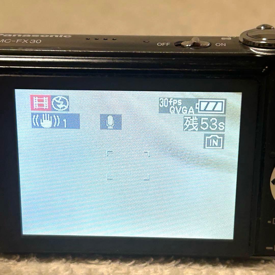 【動作確認済】Panasonic LUMIX DMC-FX30 デジタルカメラ
