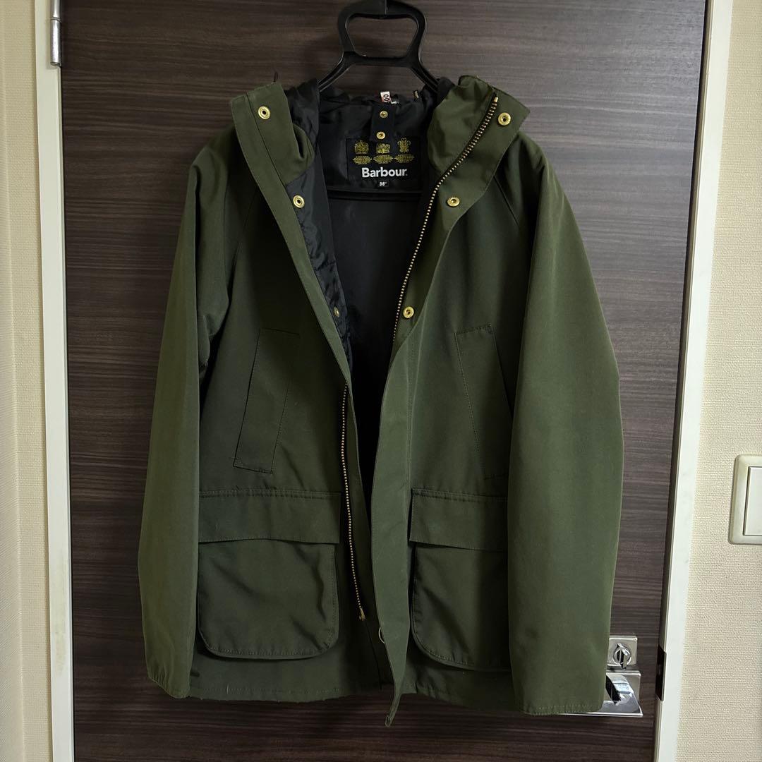 Barbour EDIFICE 別注 ノンオイル ハンティングジャケット 36