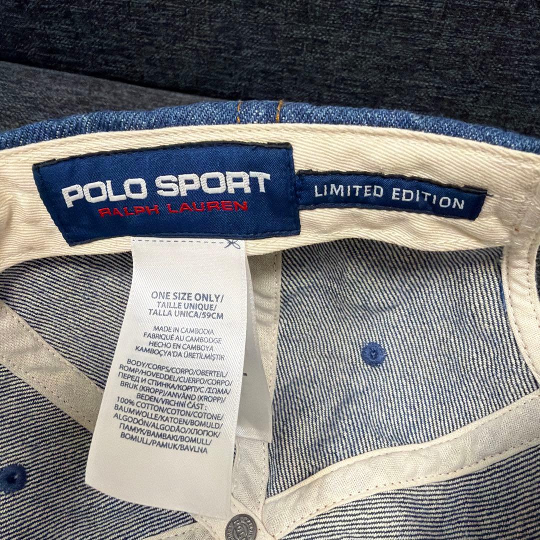 POLO SPORT デニムキャップ 限定版