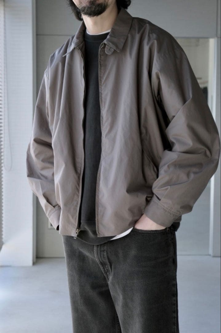 ジャケット・アウター CIOTA Zip up Jacket Typewriter Cloth 5