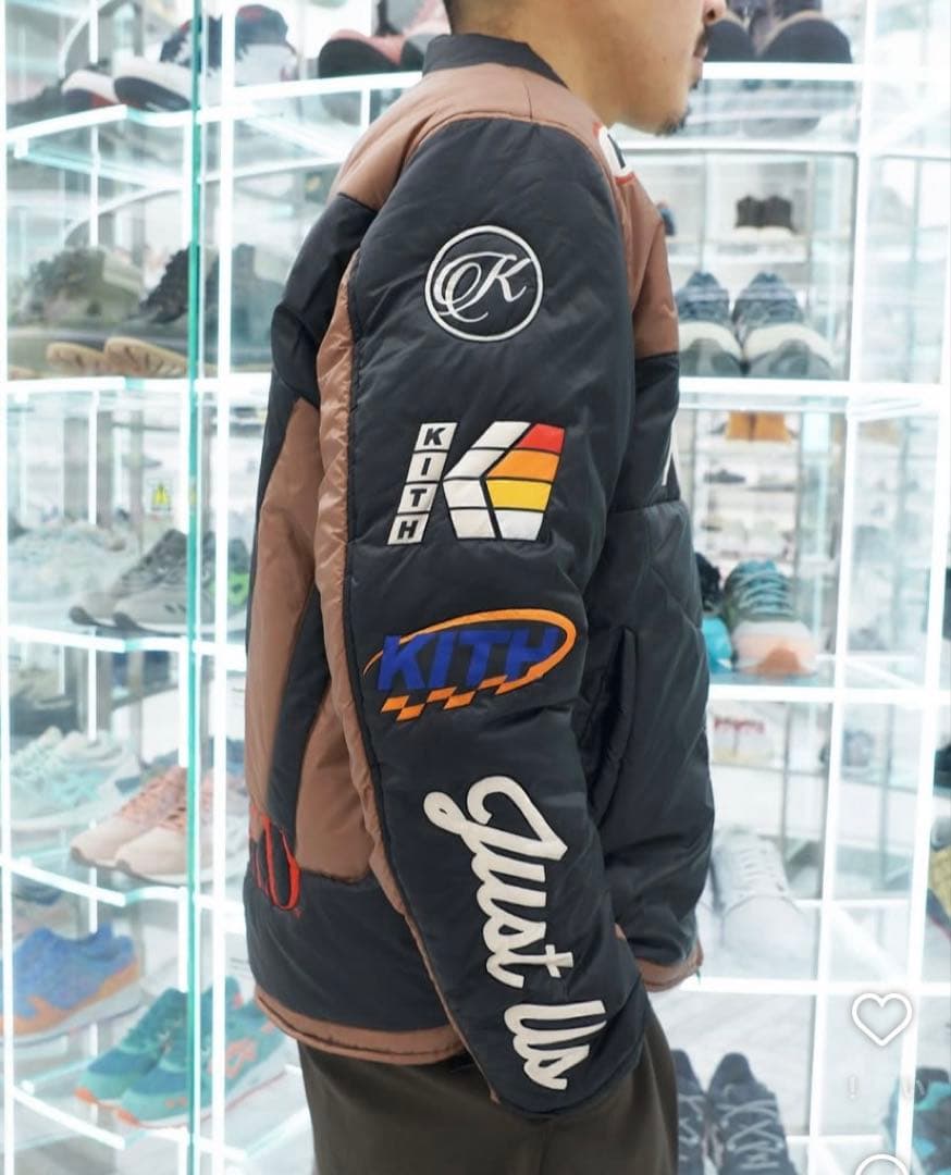 ジャケット・アウター KITH FullZip Brixton Puffed Shirt Jacket