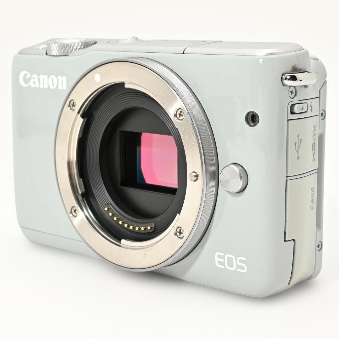 【ほぼ新品・箱付き】 Canon EOS M10 ボディ グレー