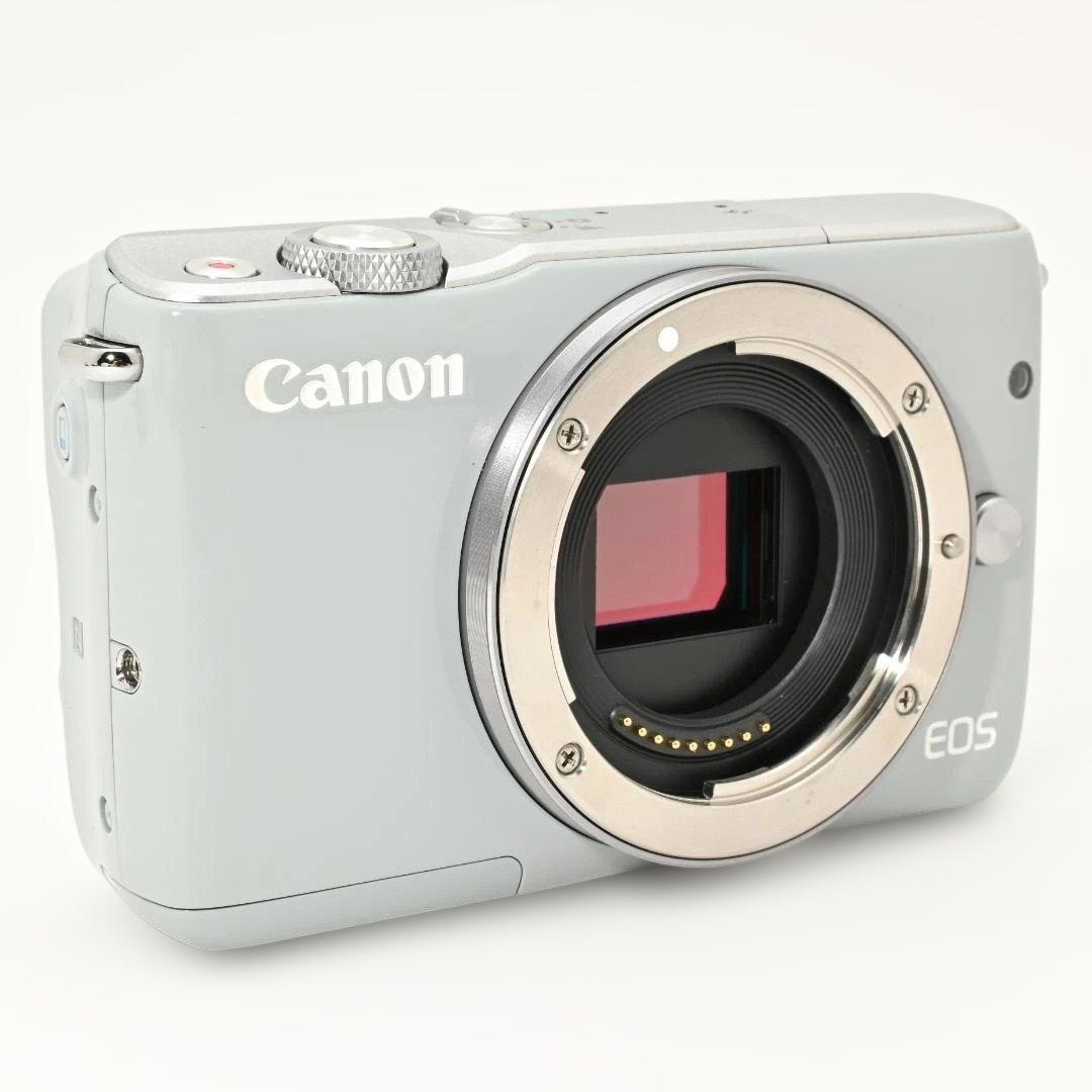 【ほぼ新品・箱付き】 Canon EOS M10 ボディ グレー