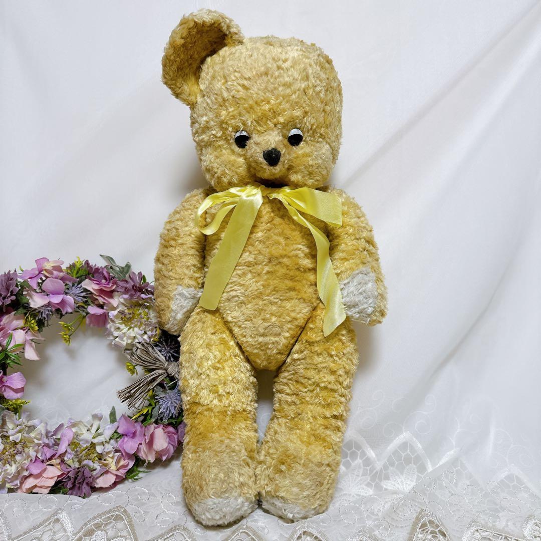 片耳ちゃん　プクプクほっぺ　アンティークベア　②