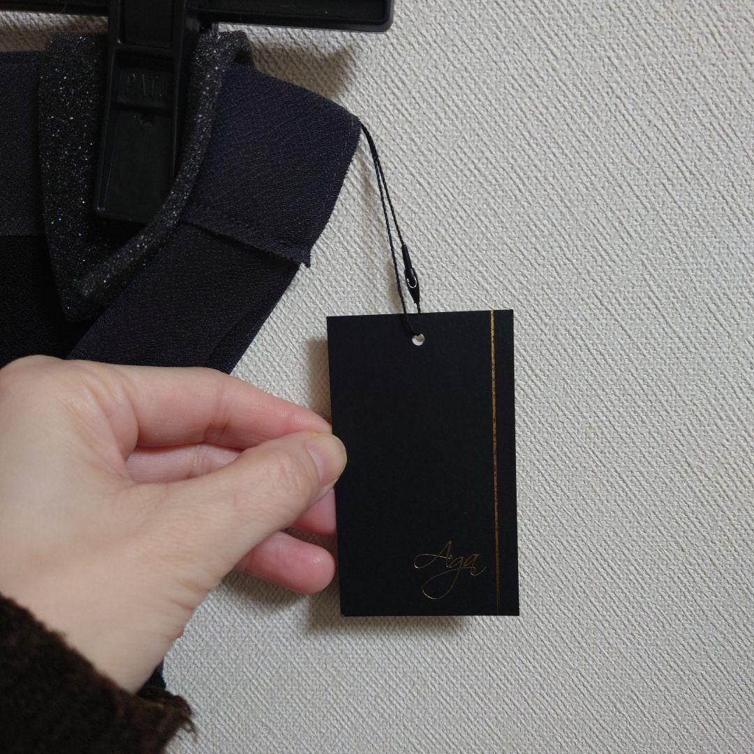 ニク　☆新品☆Aga　パネルデザインヘムラインスカート　アシンメトリー